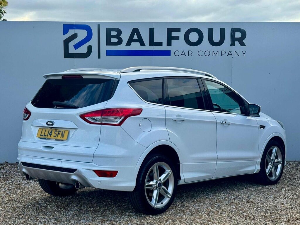 Ford Kuga 2.0 Tdci Titanium X Powershift Awd Euro 5 LL14SFN White #6