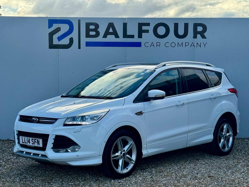 Ford Kuga 2.0 Tdci Titanium X Powershift Awd Euro 5 LL14SFN White #3