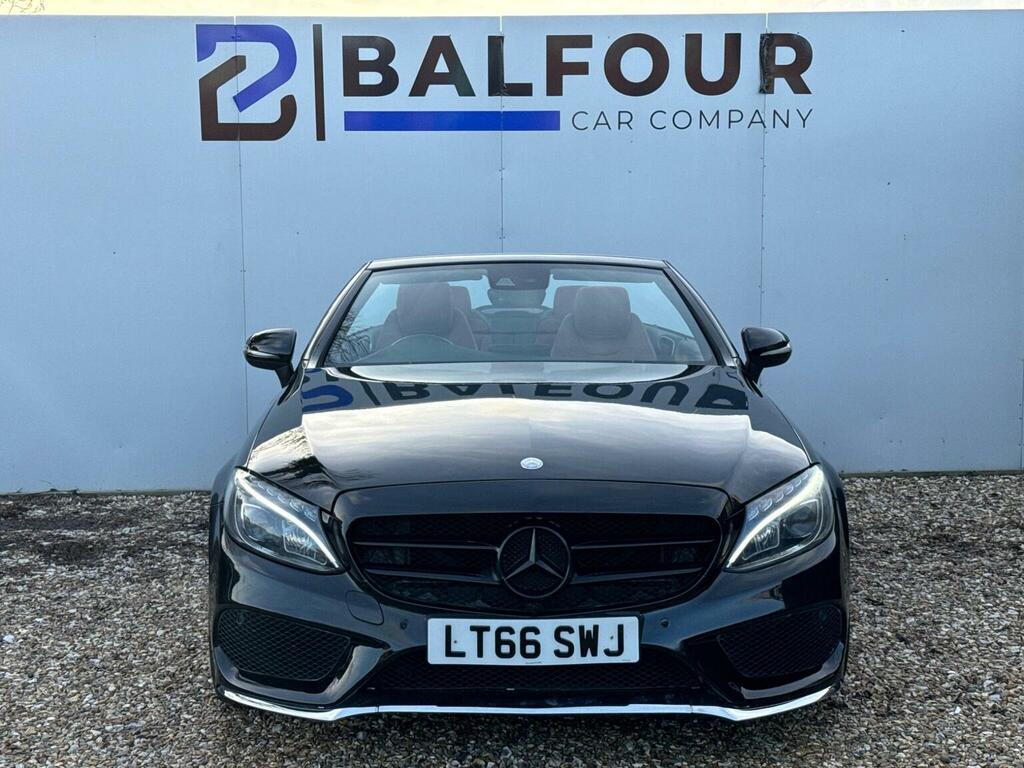 Mercedes-Benz C Class 2.1 C250d Amg Line Cabriolet G-tronic Euro 6 Ss LT66SWJ Black #4