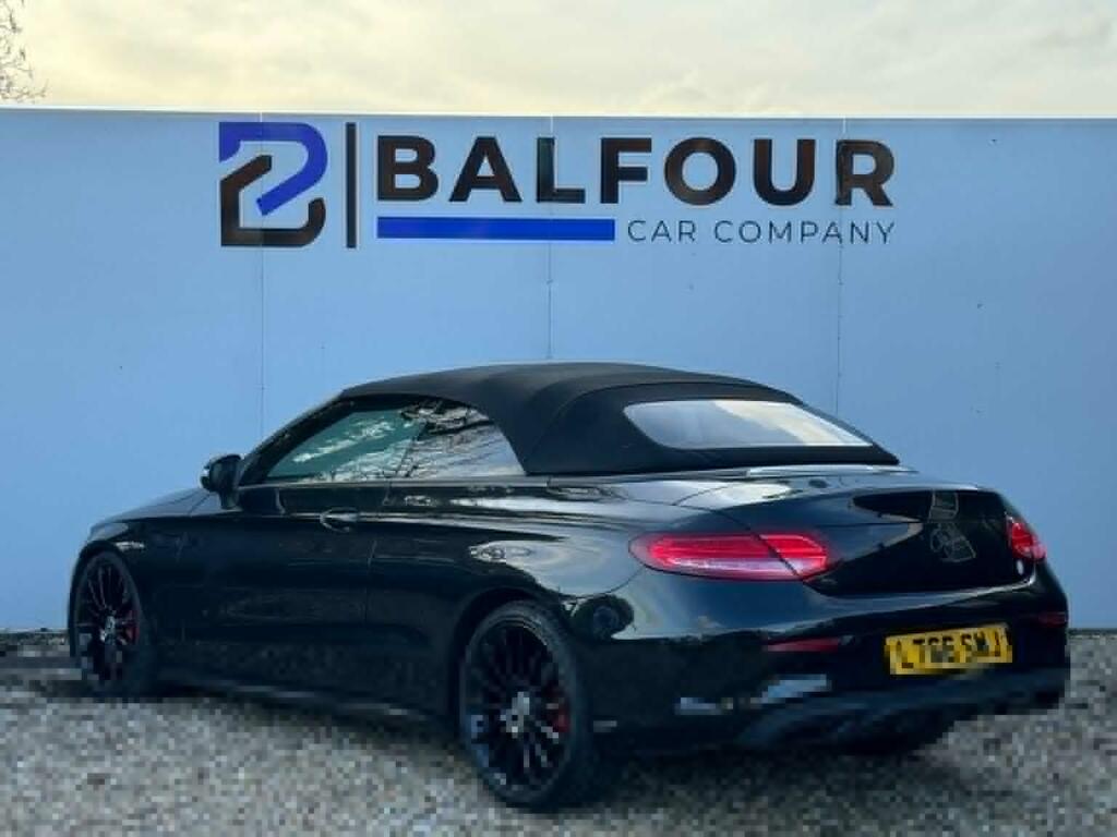 Mercedes-Benz C Class 2.1 C250d Amg Line Cabriolet G-tronic Euro 6 Ss LT66SWJ Black #3