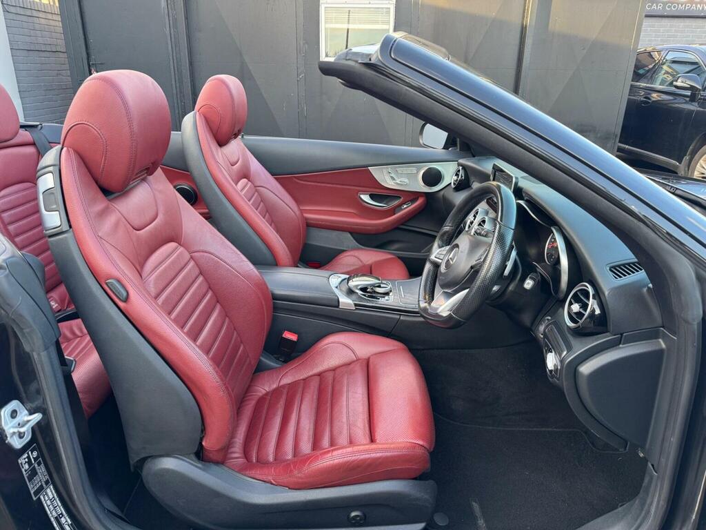 Mercedes-Benz C Class 2.1 C250d Amg Line Cabriolet G-tronic Euro 6 Ss LT66SWJ Black #2