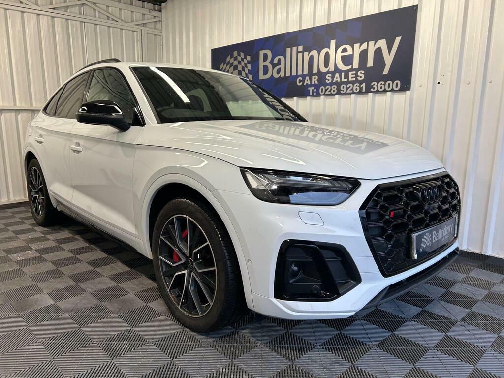 Audi SQ5 3.0 Tdi V6 Black Edition Sportback Tiptronic Quatt White #2