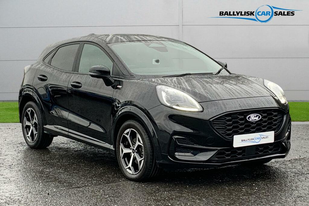 Ford Puma 1.0T 125Ps St-line In Black With 8K Black