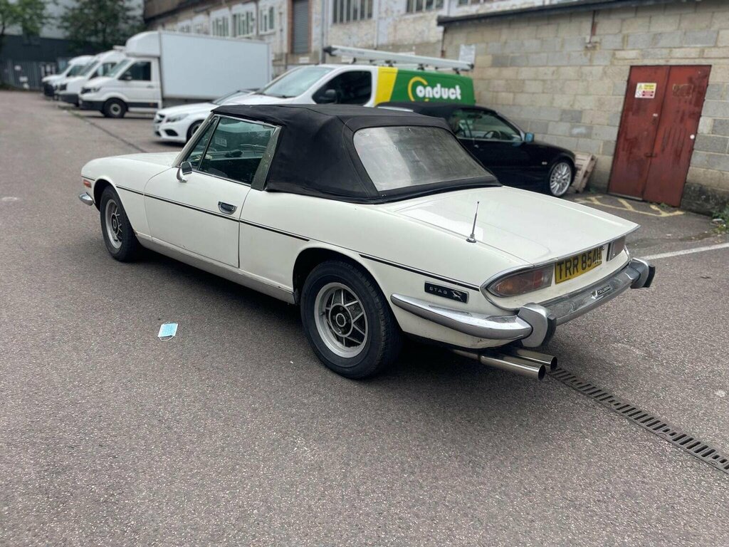 Triumph Stag 3.0 2dr TRR854R White #3