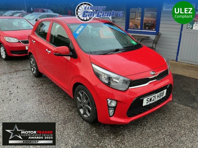 Kia Picanto 2021 1.0 Dpi 3 Hatchback Amt Euro 6 S Red