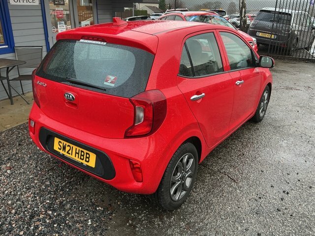 Kia Picanto 2021 1.0 Dpi 3 Hatchback Amt Euro 6 S SW21HBB Red #5