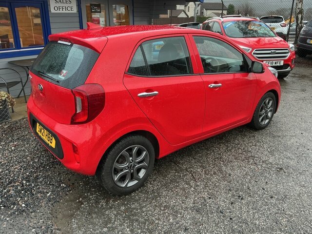 Kia Picanto 2021 1.0 Dpi 3 Hatchback Amt Euro 6 S SW21HBB Red #4