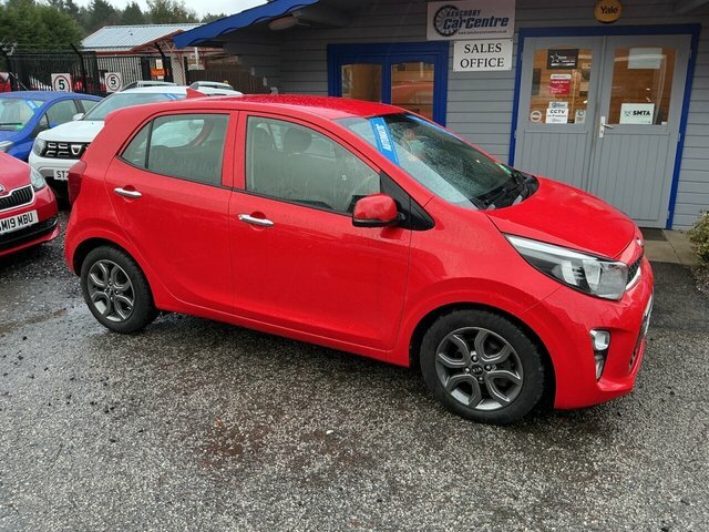 Kia Picanto 2021 1.0 Dpi 3 Hatchback Amt Euro 6 S SW21HBB Red #2