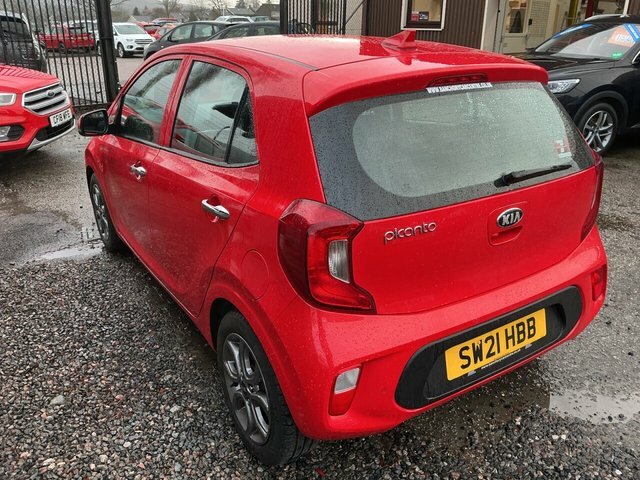 Kia Picanto 2021 1.0 Dpi 3 Hatchback Amt Euro 6 S SW21HBB Red #6