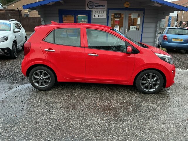Kia Picanto 2021 1.0 Dpi 3 Hatchback Amt Euro 6 S SW21HBB Red #3