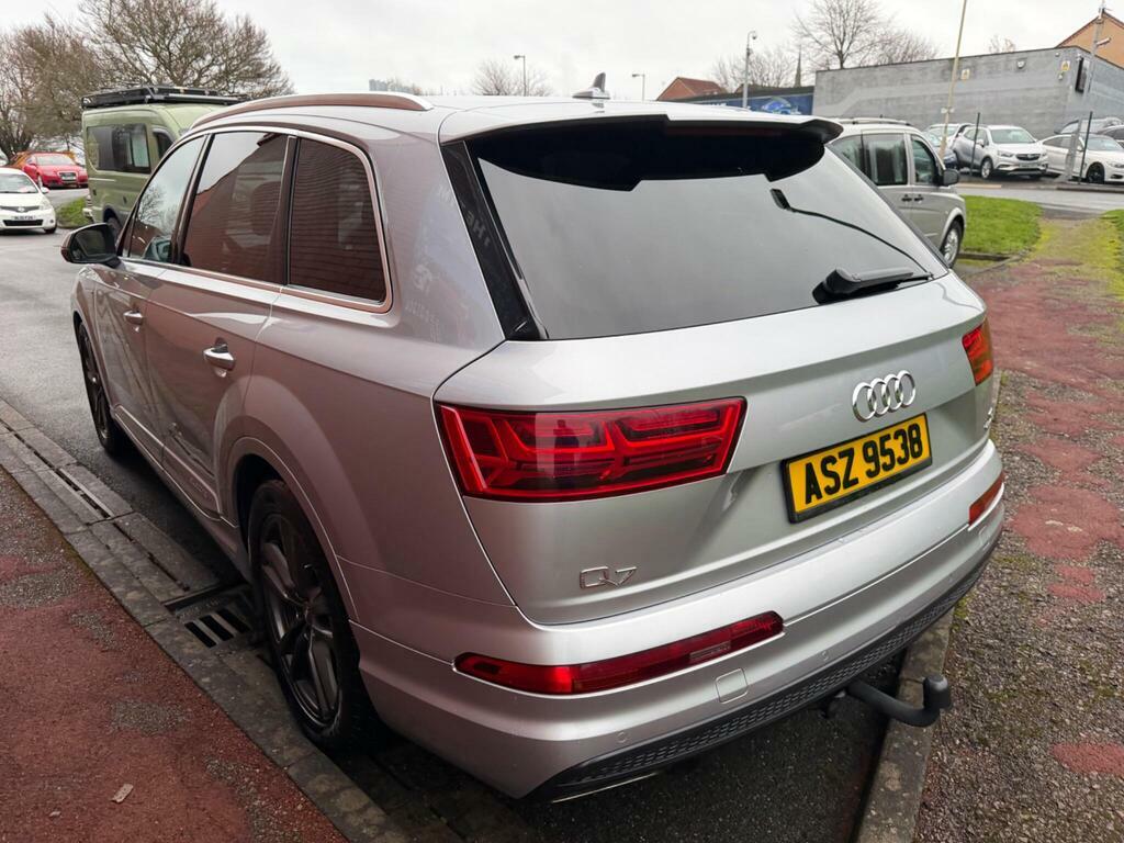 Audi Q7 3.0 Tdi V6 S Line Tiptronic Quattro Euro 6 S S ASZ9538 Silver #3
