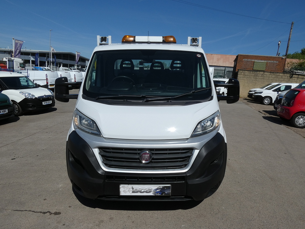 Fiat Ducato 2.3 Multijet 35 Lwb 3.6M Dropside Pickup With Tail White #6