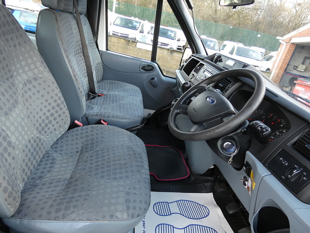 Ford Transit Custom T460 Double Cab Caged Tipper Ex Council Fsh U3974 White