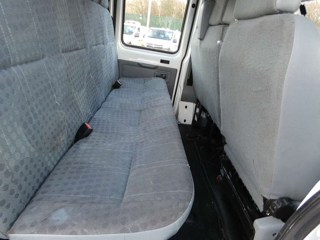 Ford Transit Custom T460 Double Cab Caged Tipper Ex Council Fsh U3974 White #4