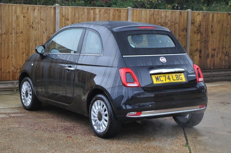 Fiat 500C 1.0 Mhev Convertible Black #4