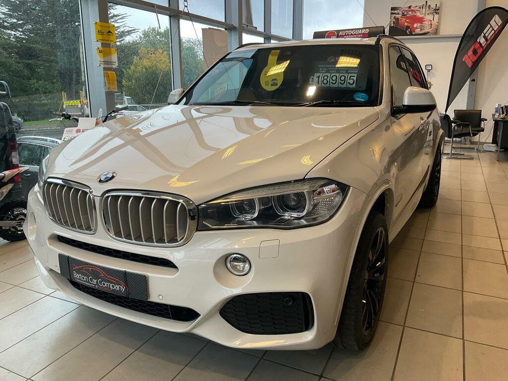 BMW X5 X5 Xdrive 40D M Sport NV66YDZ White #4