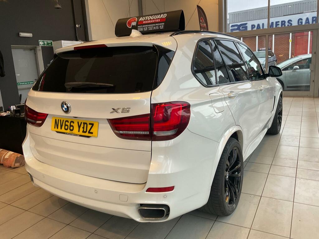BMW X5 X5 Xdrive 40D M Sport NV66YDZ White #5