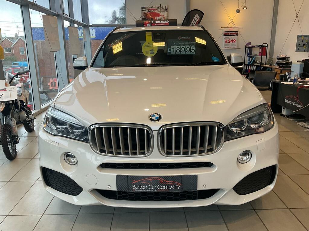 BMW X5 X5 Xdrive 40D M Sport NV66YDZ White #2