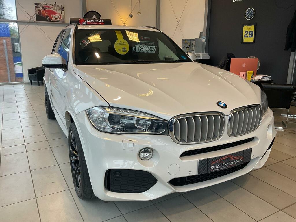 BMW X5 X5 Xdrive 40D M Sport NV66YDZ White #3