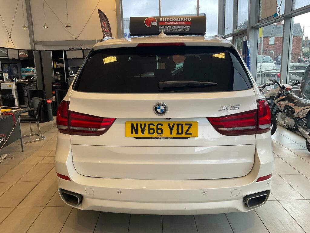 BMW X5 X5 Xdrive 40D M Sport NV66YDZ White #6
