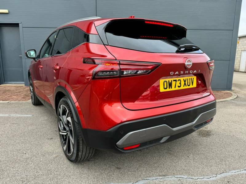 Nissan Qashqai 1.3 Dig-t Tekna Plus Dct Mhev 156 Bhp - 2024 7 OW73XUV Red #3