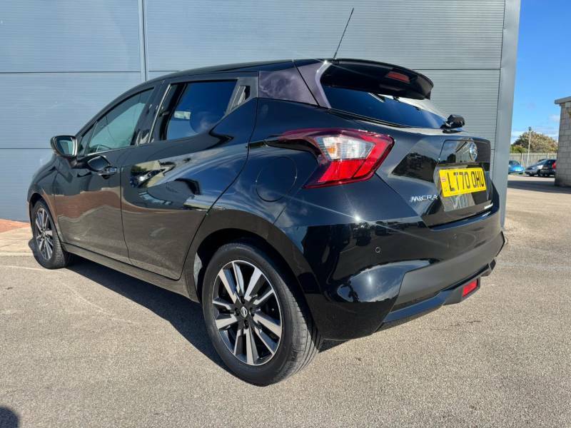 Nissan Micra 1.0 Ig-t 100 Tekna - 2020 70 LT70OHU Black #5
