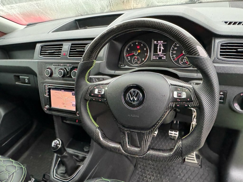 Volkswagen Caddy 1.9 White #37