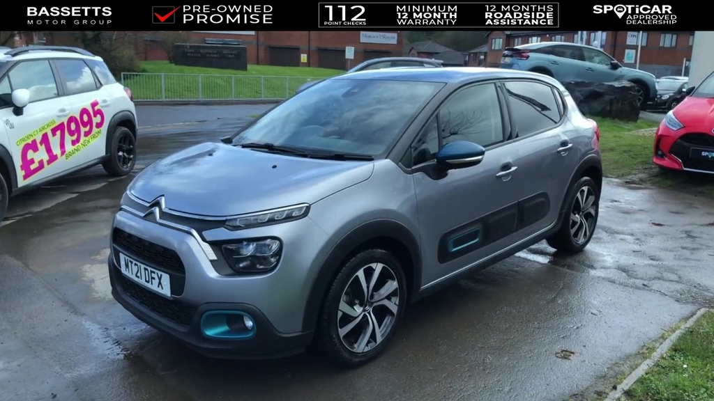 Citroen C3 Puretech Shine Plus Ss MT21DFX Grey #4