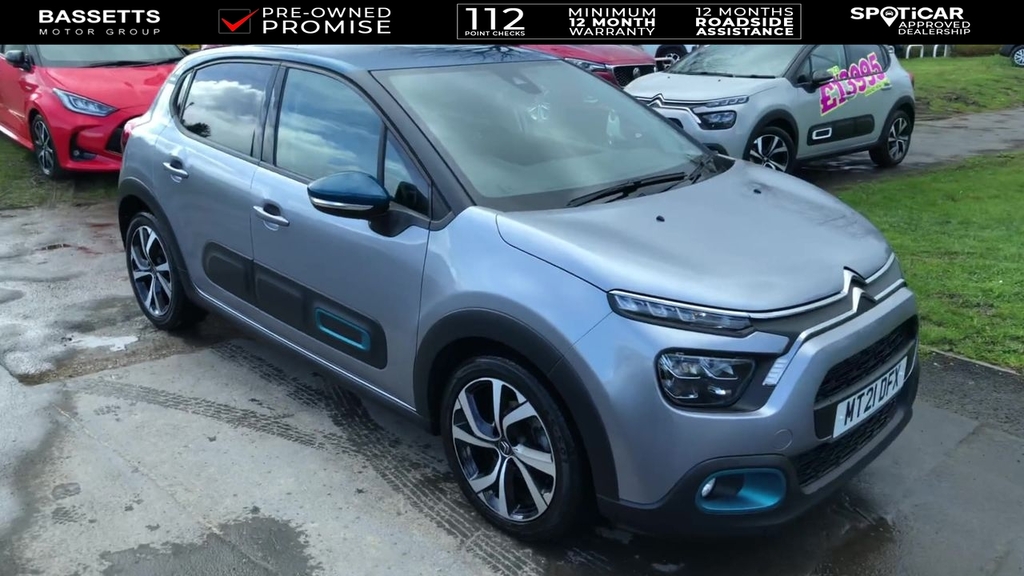 Citroen C3 Puretech Shine Plus Ss MT21DFX Grey #2