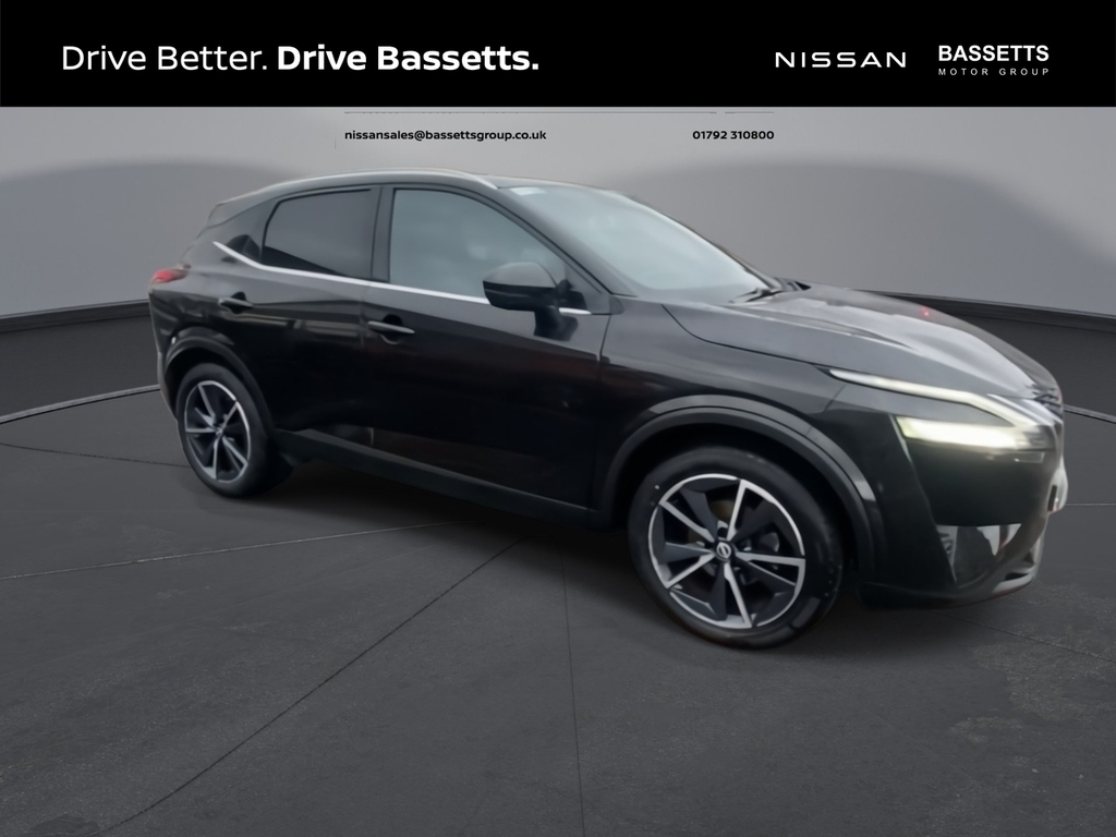 Nissan Qashqai Dig-t Tekna DV72OJM Black #2