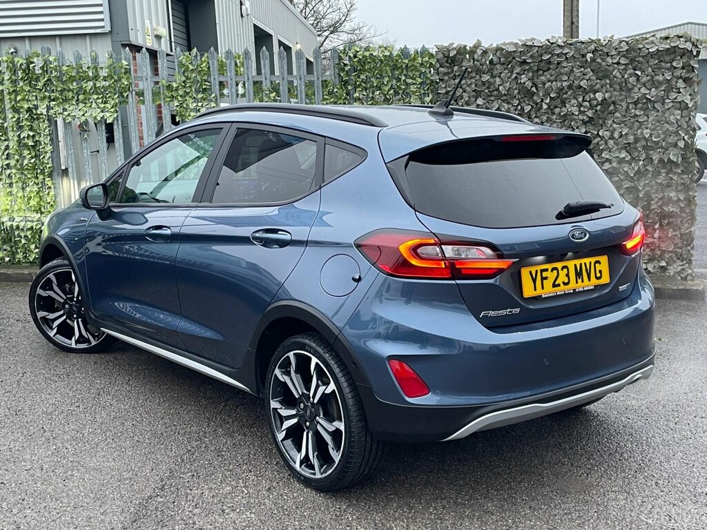 Ford Fiesta 1.0T Ecoboost Mhev Active X Edition Hatchback YF23MVG Blue #3