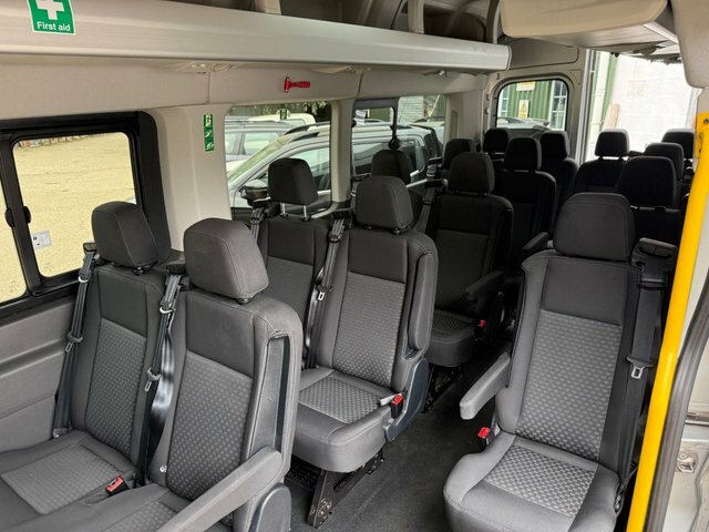 Ford Transit Custom 460 Ecoblue Trend Minibus YS69KKL Silver #5