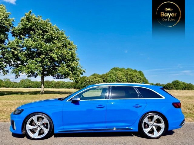 Audi RS4 Avant Tfsi V6 Estate RO70RGU Blue #3