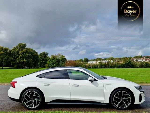Audi E Tron GT Vorsprung Saloon KS71LPZ White #2