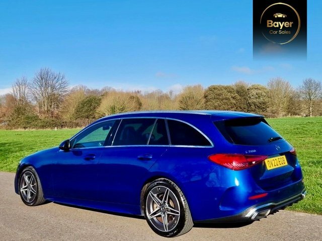 Mercedes-Benz C Class C200h Mhev Amg Line OV22EOB Blue #5