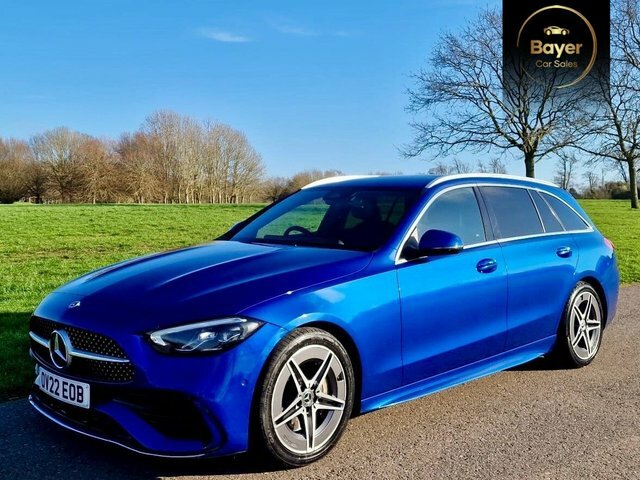 Mercedes-Benz C Class C200h Mhev Amg Line Blue