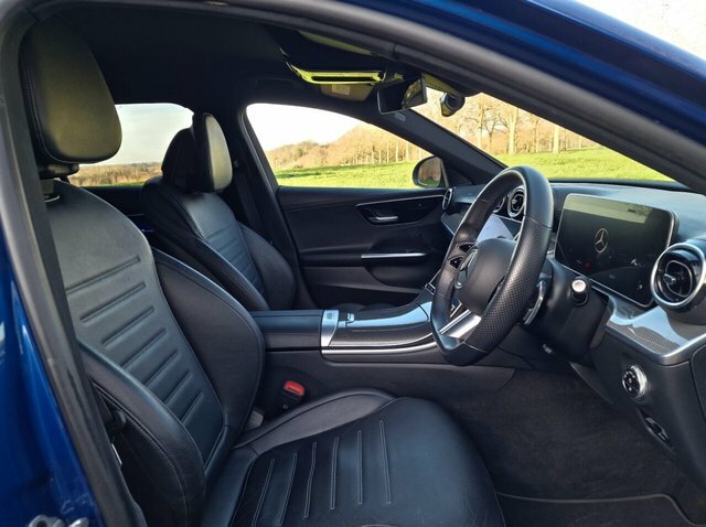 Mercedes-Benz C Class C200h Mhev Amg Line OV22EOB Blue #6