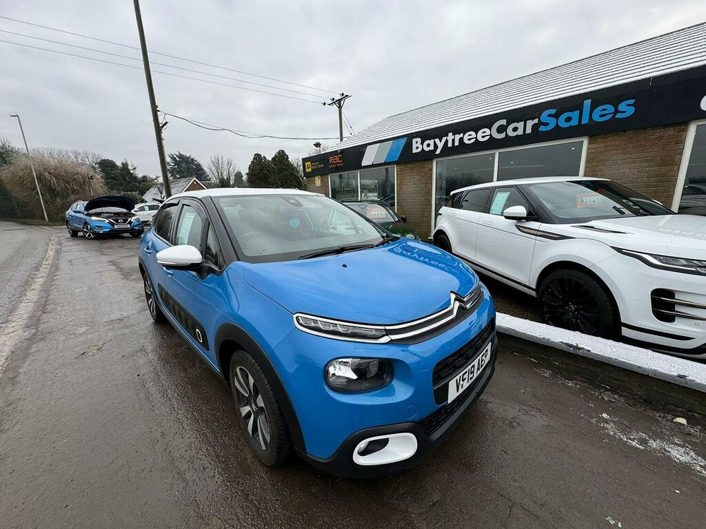 Citroen C3 Hatchback Puretech Flair Ss 2019 VF19AEP Blue #3