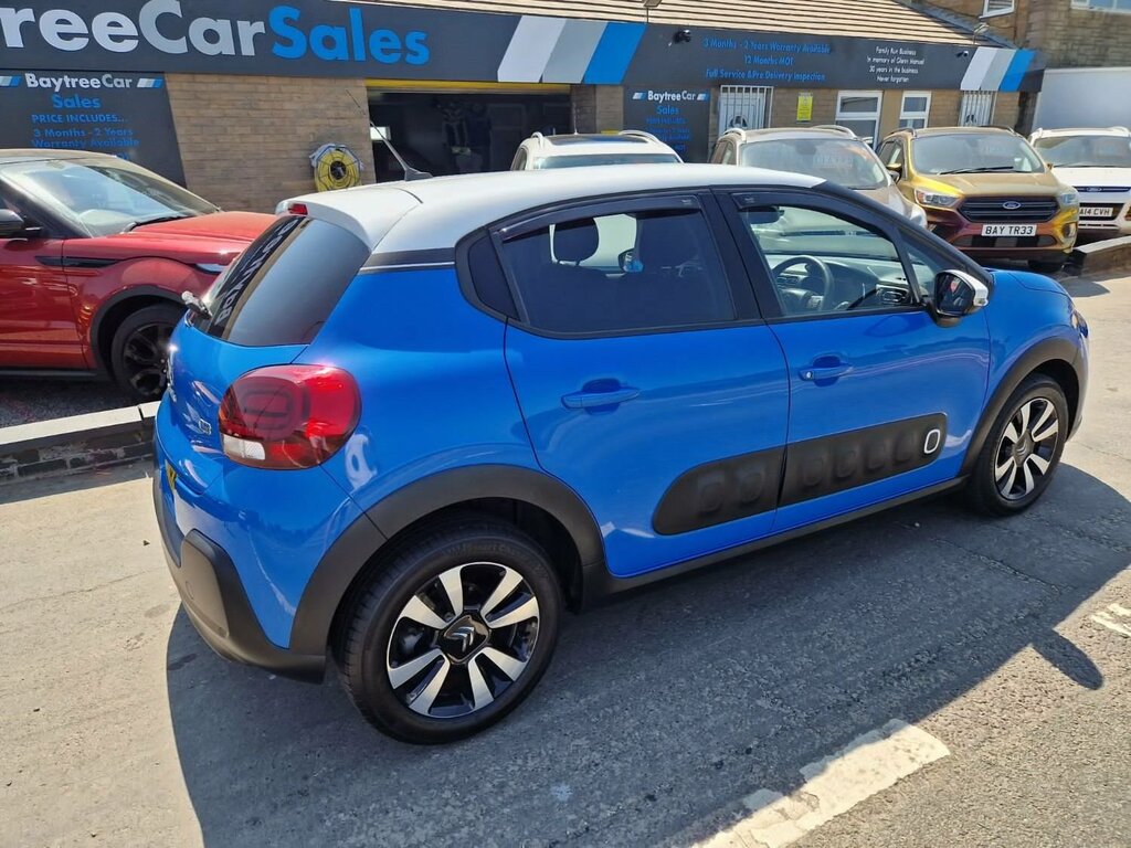 Citroen C3 Hatchback Puretech Flair Ss 2019 VF19AEP Blue #4