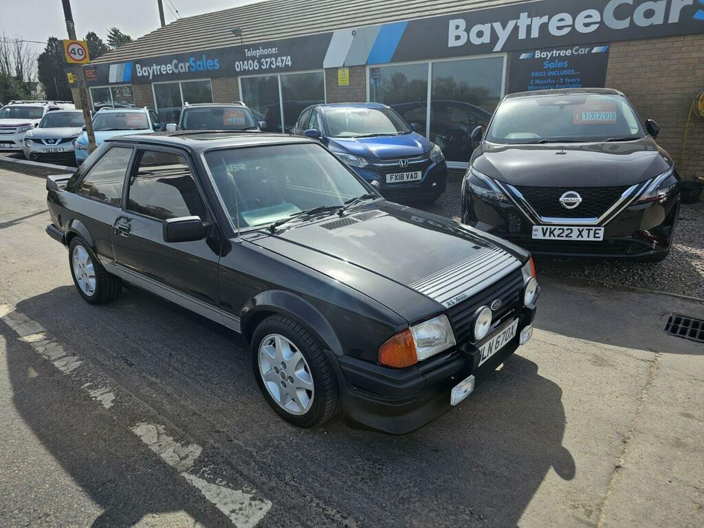 Ford Escort Hatchback Rs 1600I 1981 Black