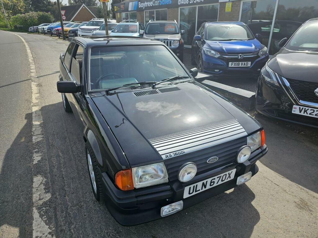 Ford Escort Hatchback Rs 1600I 1981 Black #2