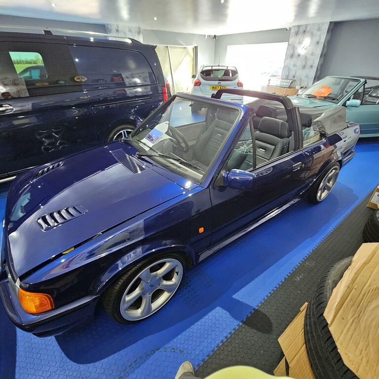 Ford Escort Convertible Xr3i Se500 Cabriolet 1990 Blue #6