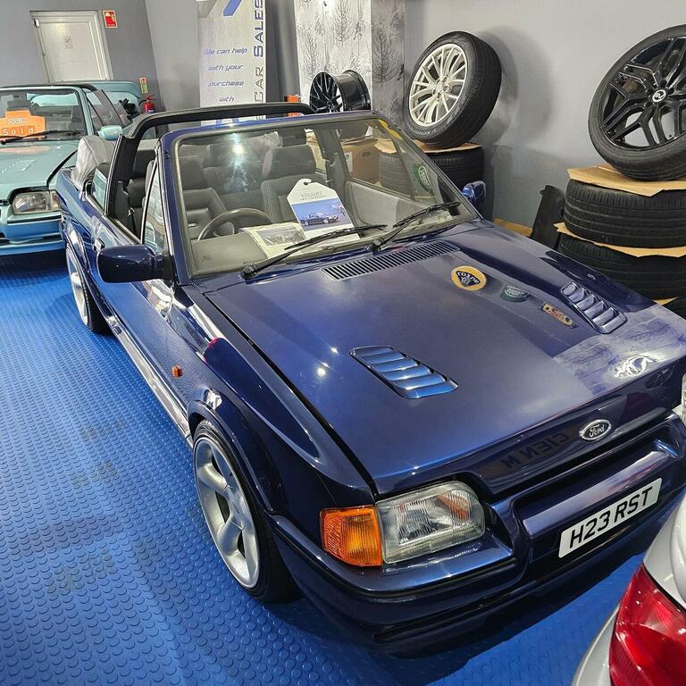 Ford Escort Convertible Xr3i Se500 Cabriolet 1990 Blue #3
