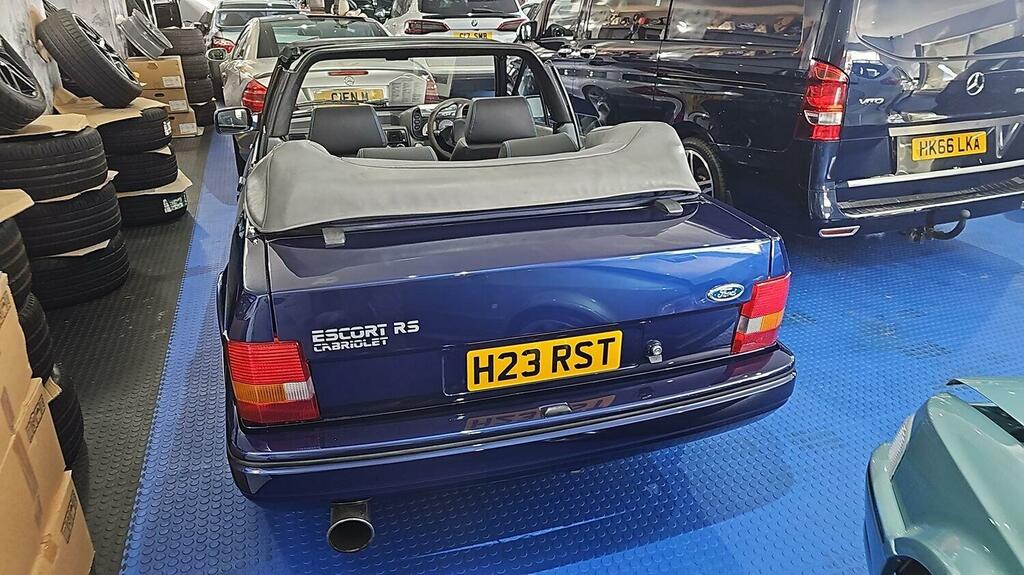 Ford Escort Convertible Xr3i Se500 Cabriolet 1990 Blue #5