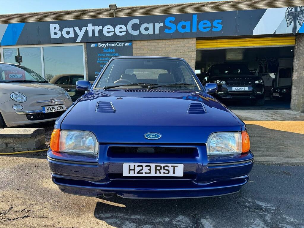 Ford Escort Convertible Xr3i Se500 Cabriolet 1990 Blue #2