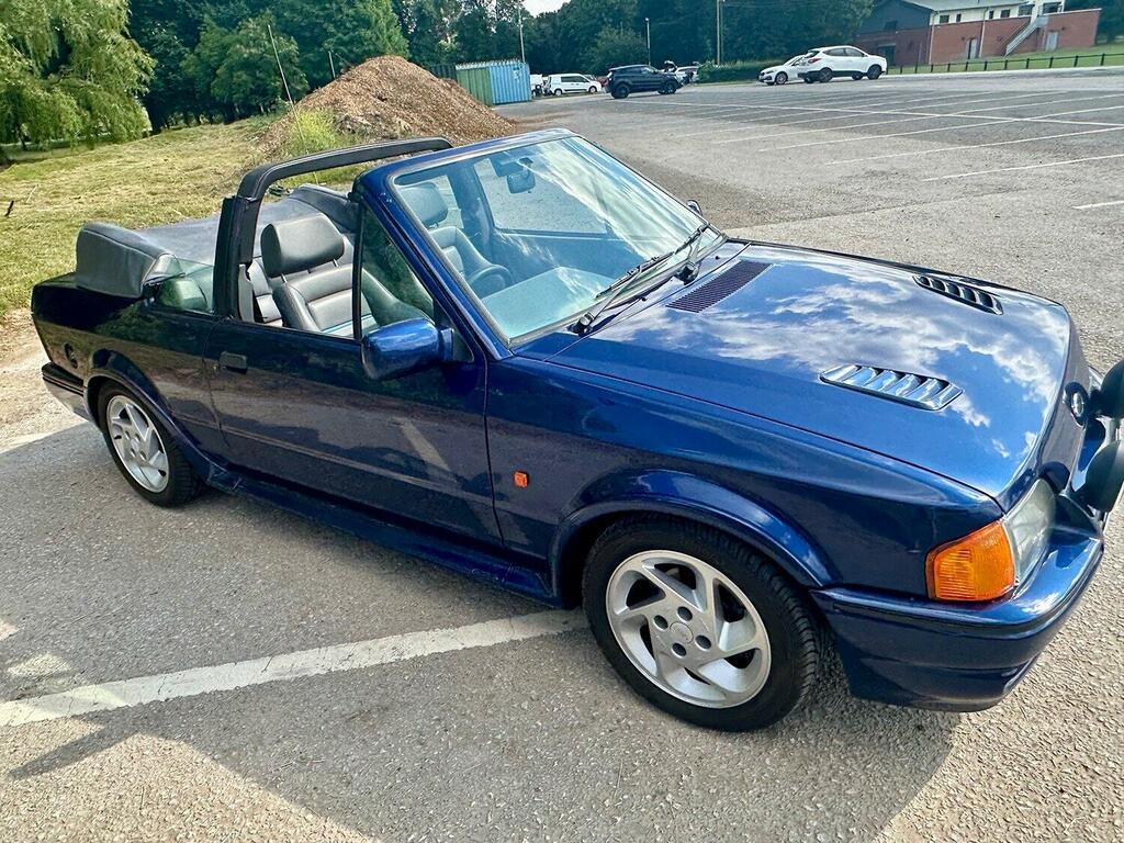 Ford Escort Convertible Xr3i Se500 Cabriolet 1990H Blue #3