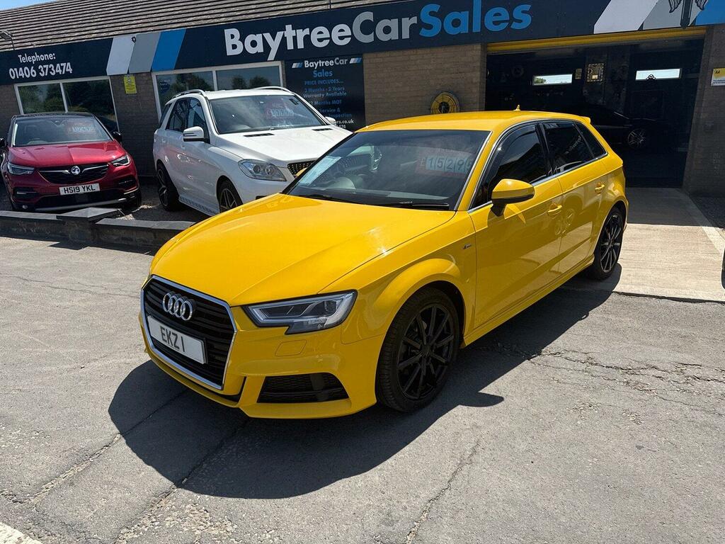 Audi A3 Hatchback 1.4 Tfsi Cod S Line 2016 Yellow