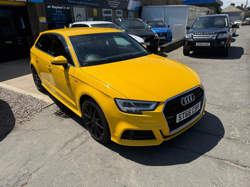 Audi A3 Hatchback 1.4 Tfsi Cod S Line 2016 ST66CBV Yellow #2