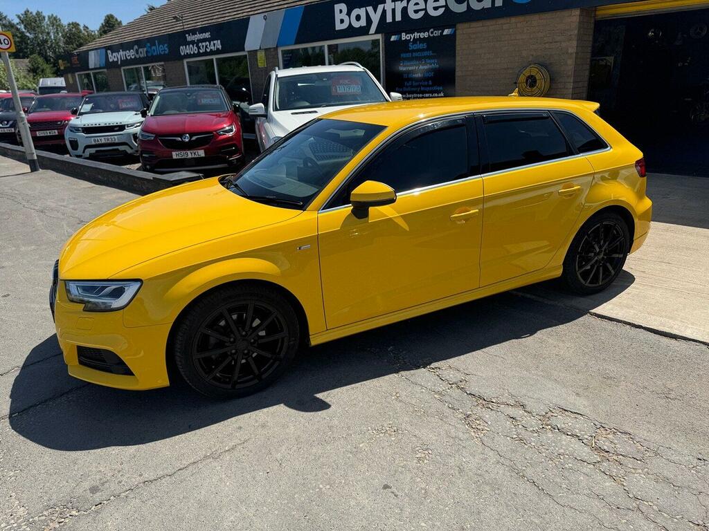 Audi A3 Hatchback 1.4 Tfsi Cod S Line 2016 ST66CBV Yellow #4