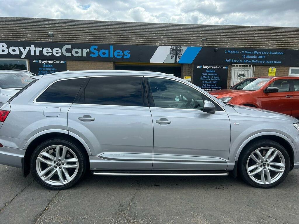 Audi Q7 Suv 3.0 Tdi V6 S Line 2016 BL66MDE Silver #4